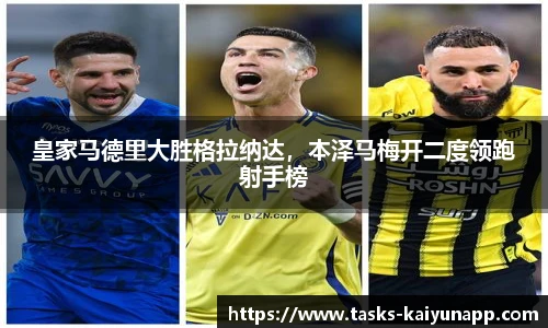 皇家马德里大胜格拉纳达，本泽马梅开二度领跑射手榜